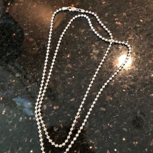 Silpada Sterling Silver Bead Necklace [15" or 7"]